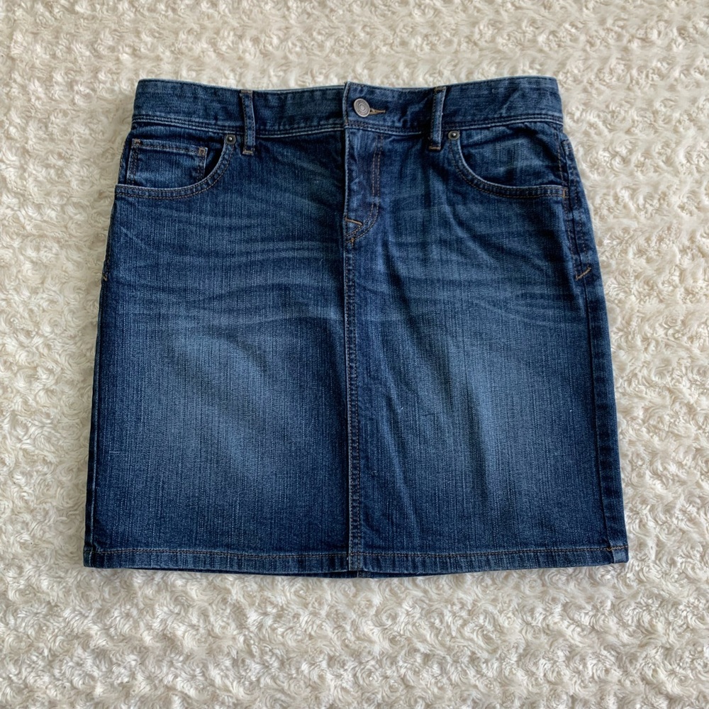 LOFT denim skirt